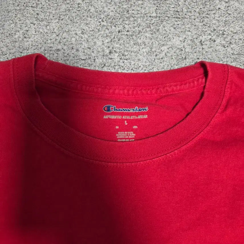 [BUNJANG] Champion Vintage T-Shirt Red L / Champion 빈티지 반팔 티셔츠 L(100)