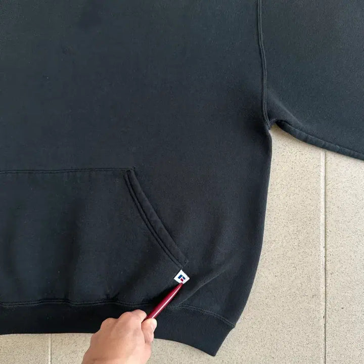 [BUNJANG] 90s Vintage Russell Hoodie Black L / 90s 빈티지 러셀 후드 블랙 L