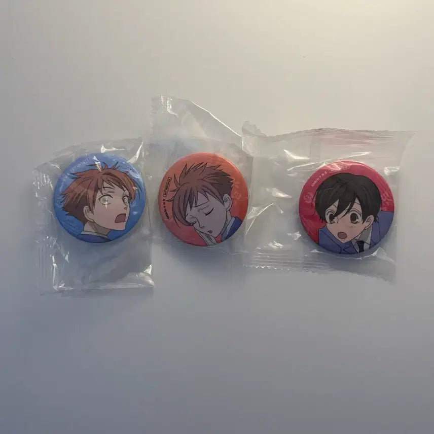 [BUNJANG] Ouran High School Host Club Haruhi Hikaru Kaoru Bundle Set Can Badges / 오란고교 사교클럽 하루히 히카루 카오루 캔뱃지 일괄양도