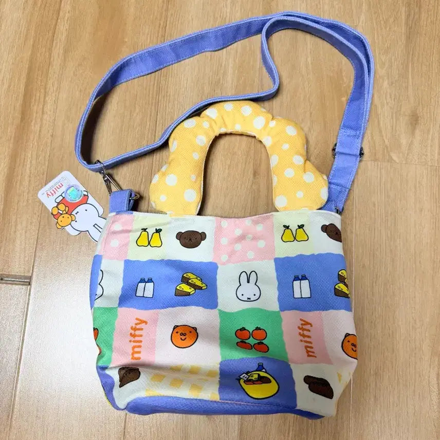 [BUNJANG] Miffy Character Pattern Crossbody/Tote Bag / [새상품] 미피 miffy 캐릭터 패턴 크로스백 / 토트백