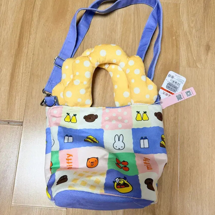 [BUNJANG] Miffy Character Pattern Crossbody/Tote Bag / [새상품] 미피 miffy 캐릭터 패턴 크로스백 / 토트백