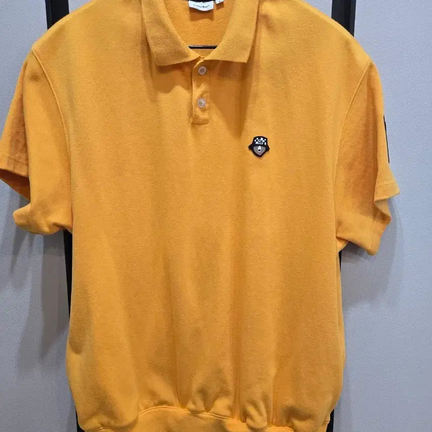 [BUNJANG] Kolon Golden Bear Short Sleeve Polo Shirt Yellow / 코오롱 골든베어 반팔 카라티 옐로우