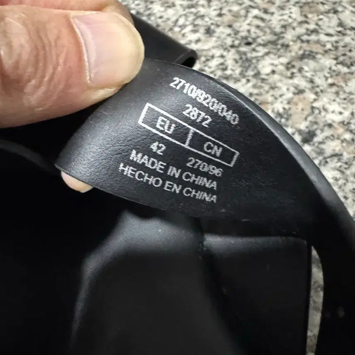 [BUNJANG] ZARA Jerusalem Black Leather Sandals (Size 42) / 자라 ZARA 예루살렘 블랙 레더 샌들 42 사이즈 270