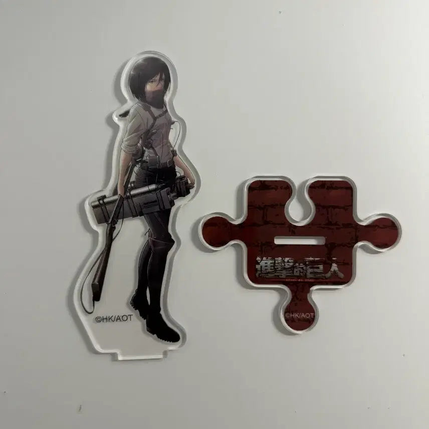 [BUNJANG] Attack on Titan Mikasa Ackerman Acrylic Puzzle / 진격의 거인 미카사 아커만 퍼즐 아크릴 굿즈