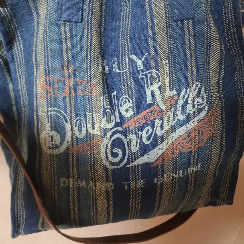 [SOLD OUT] RRL 더블알엘 핸드우븐 인디고 토트백 가방(텍 있음)