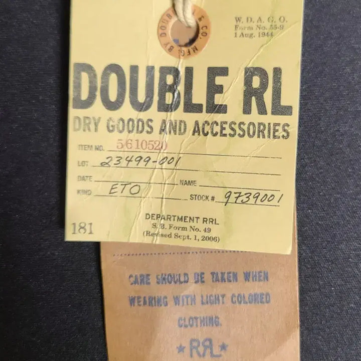 [SOLD OUT] RRL 더블알엘 핸드우븐 인디고 토트백 가방(텍 있음)
