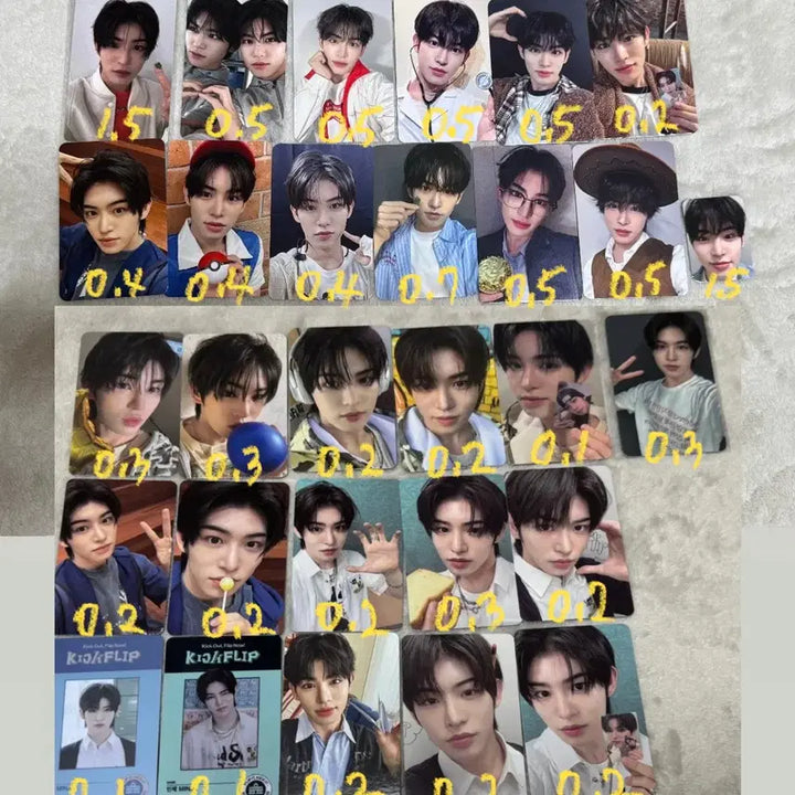 [BUNJANG] Kickflip Photocard POB Album Photocard / 킥플립 포카 미공포 앨범포카 공방포카 양도