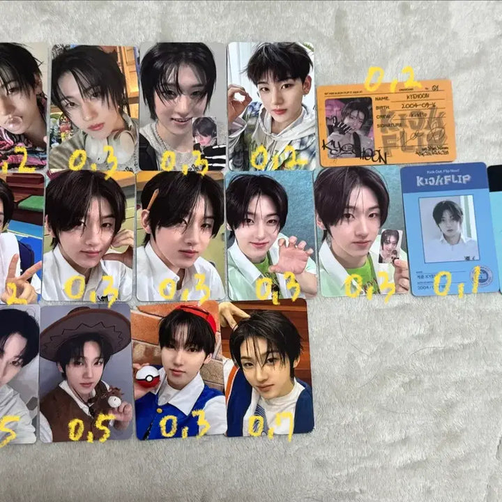 [BUNJANG] Kickflip Photocard POB Album Photocard / 킥플립 포카 미공포 앨범포카 공방포카 양도