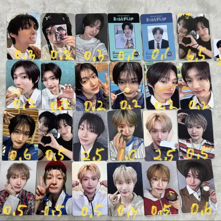 [BUNJANG] Kickflip Photocard POB Album Photocard / 킥플립 포카 미공포 앨범포카 공방포카 양도