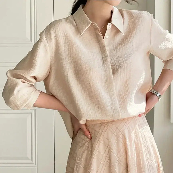 [BUNJANG] LVPS Silky Blouse / LVPS 실키 블라우스
