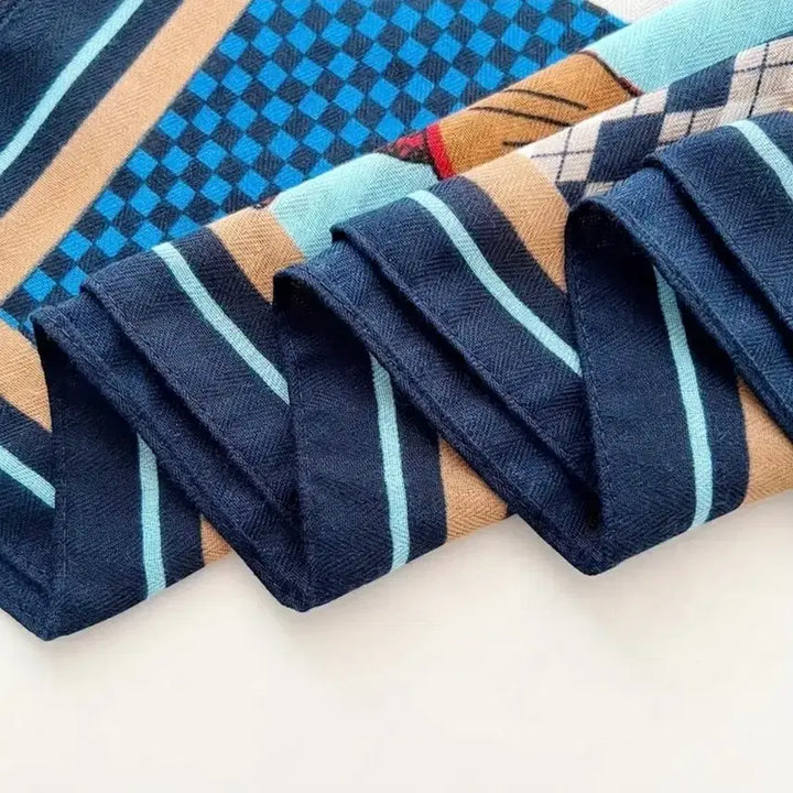 [BUNJANG] Patterned Scarf / 패턴 스카프(새상품)
