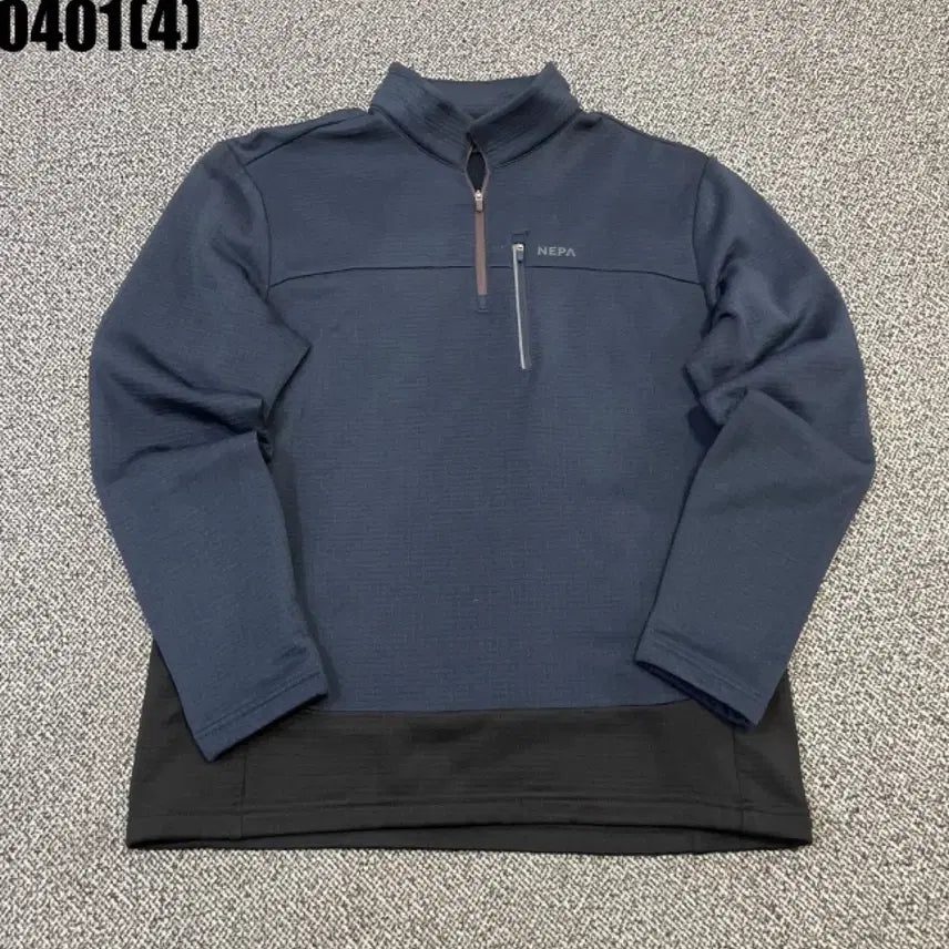 [BUNJANG] Nepa Half-Neck Zip-Up Long Sleeve T-Shirt / 네파 하프넥 집업 긴팔티 100 | 0401 [4]
