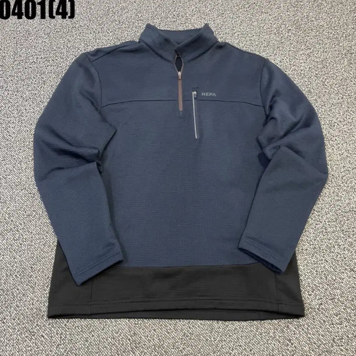 [BUNJANG] Nepa Half-Neck Zip-Up Long Sleeve T-Shirt / 네파 하프넥 집업 긴팔티 100 | 0401 [4]