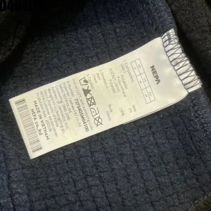 [BUNJANG] Nepa Half-Neck Zip-Up Long Sleeve T-Shirt / 네파 하프넥 집업 긴팔티 100 | 0401 [4]