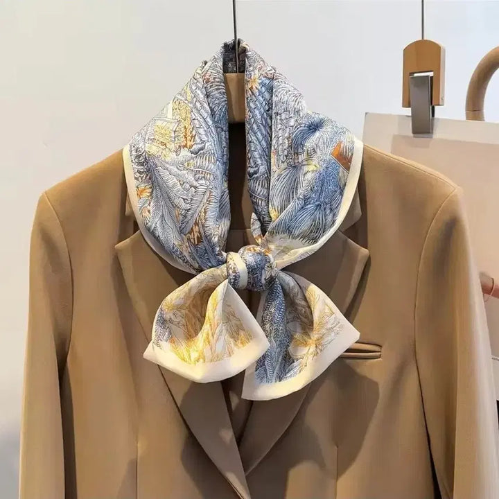 [BUNJANG] Patterned Silk Scarf / 패턴스카프(새상품)