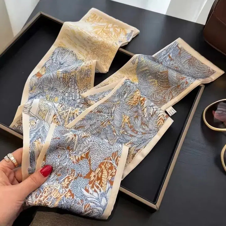 [BUNJANG] Patterned Silk Scarf / 패턴스카프(새상품)