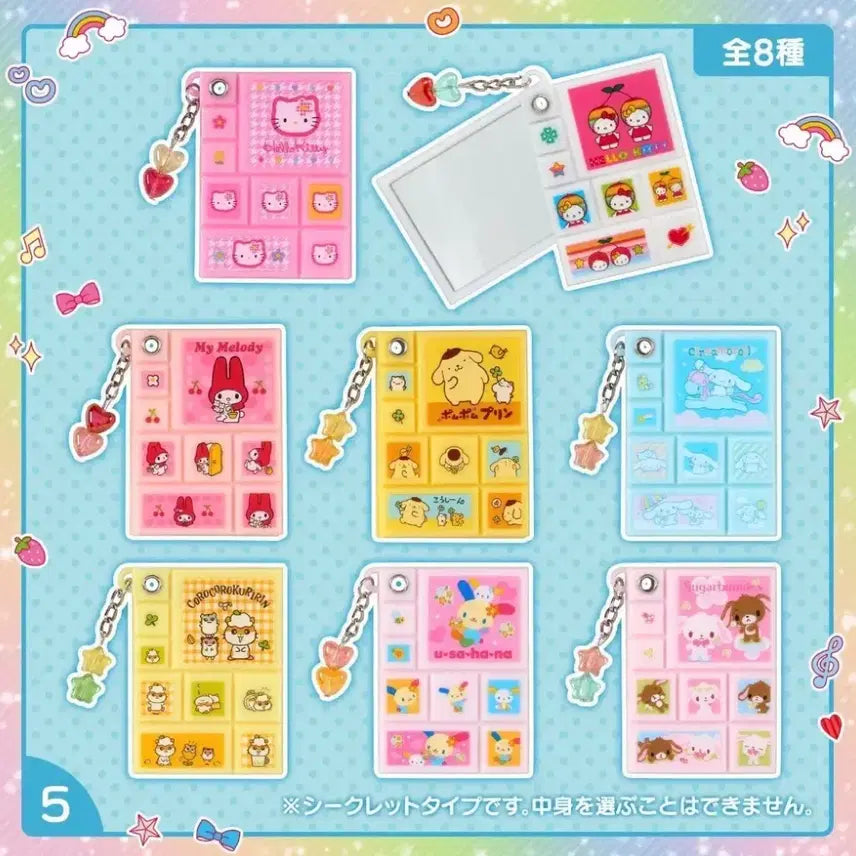 [BUNJANG] Sanrio Heisei Munekyun Tile Sticker Mirror Kuriring / 산리오 헤이세이 무네큥 타일스티커 거울 쿠리링