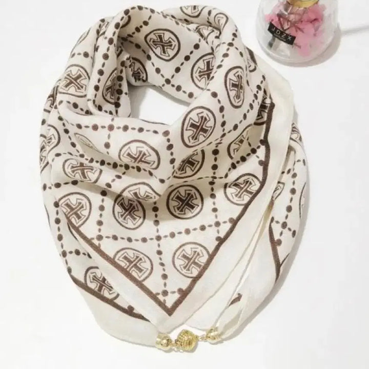 [BUNJANG] Patterned Scarf / 패턴 스카프(새상품)