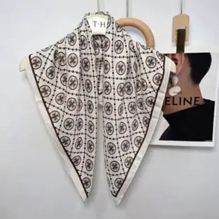 [BUNJANG] Patterned Scarf / 패턴 스카프(새상품)
