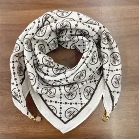 [BUNJANG] Patterned Scarf / 패턴 스카프(새상품)