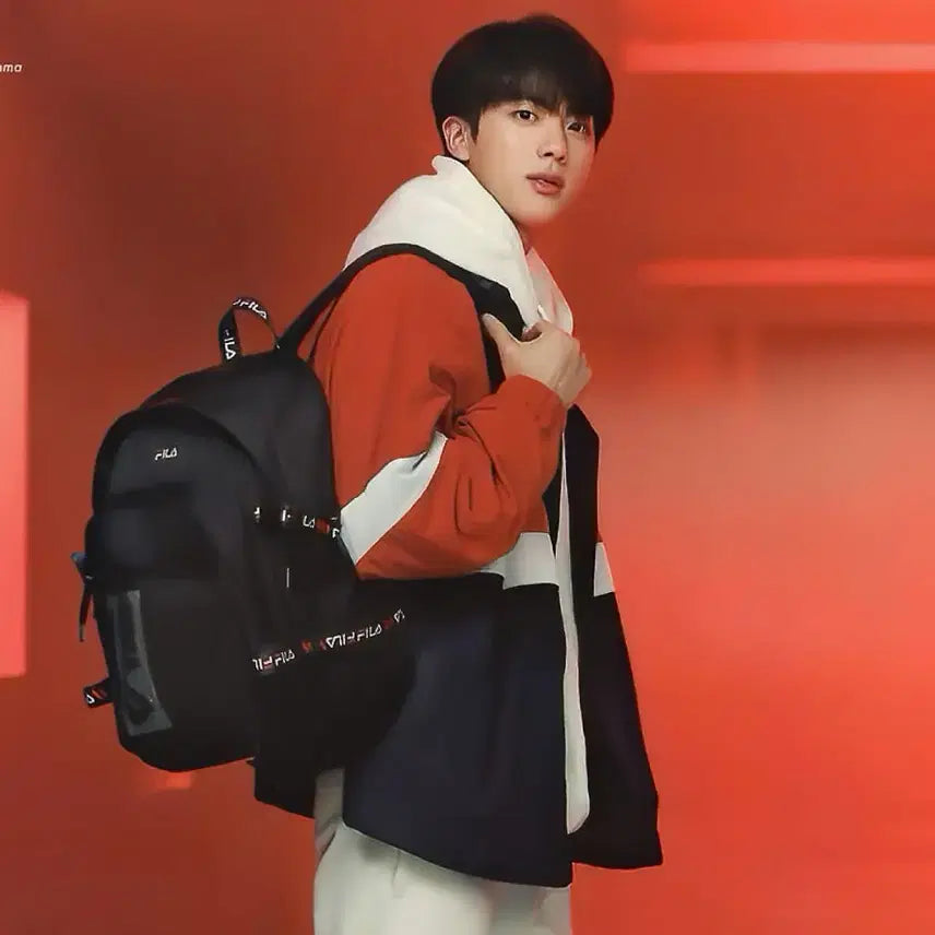 [BUNJANG] FILA BTS Jin Collaboration Windbreaker Jacket / FILA 휠라 바람막이 -BTS 진 착용