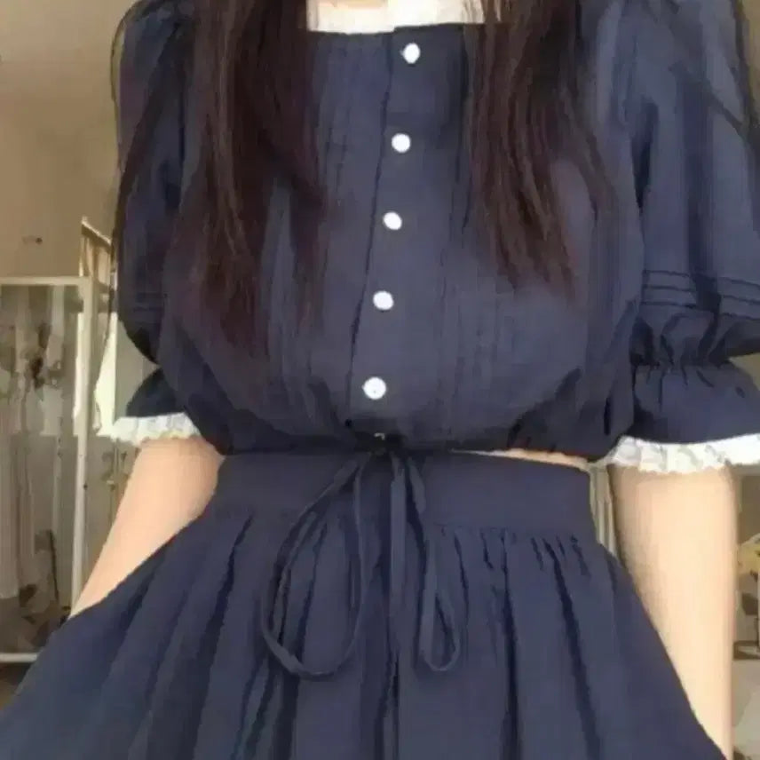 [BUNJANG] Mimi Boutique My Fairy Two-Piece Navy Set (Sealed) / (미개봉)미미부티크 마이 페어리 투피스 네이비