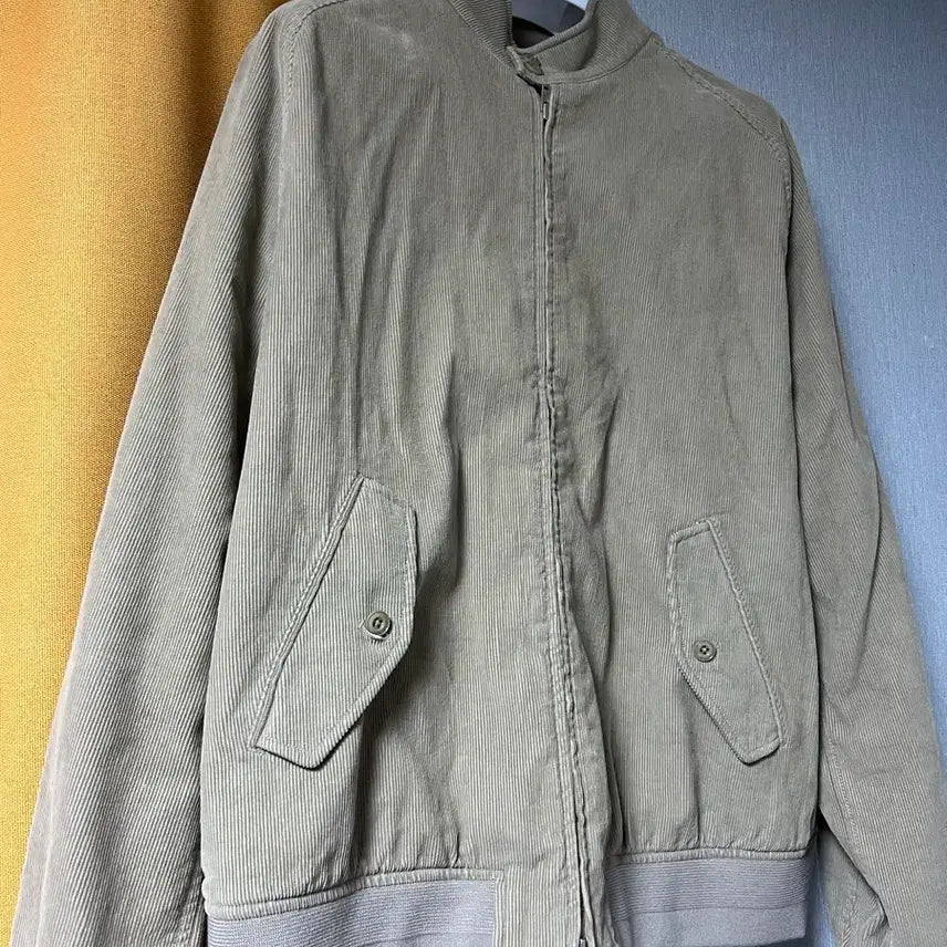 [BUNJANG] Pottery Corduroy Harrington Jacket - Beige - Size 2 / 포터리 코듀로이 헤링턴 베이지 2 사이즈