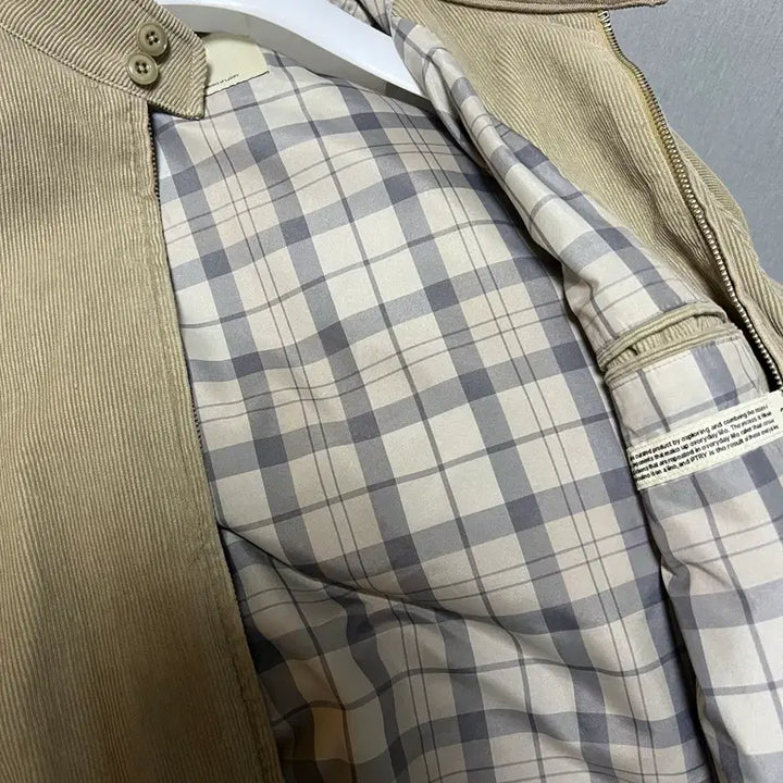 [BUNJANG] Pottery Corduroy Harrington Jacket - Beige - Size 2 / 포터리 코듀로이 헤링턴 베이지 2 사이즈