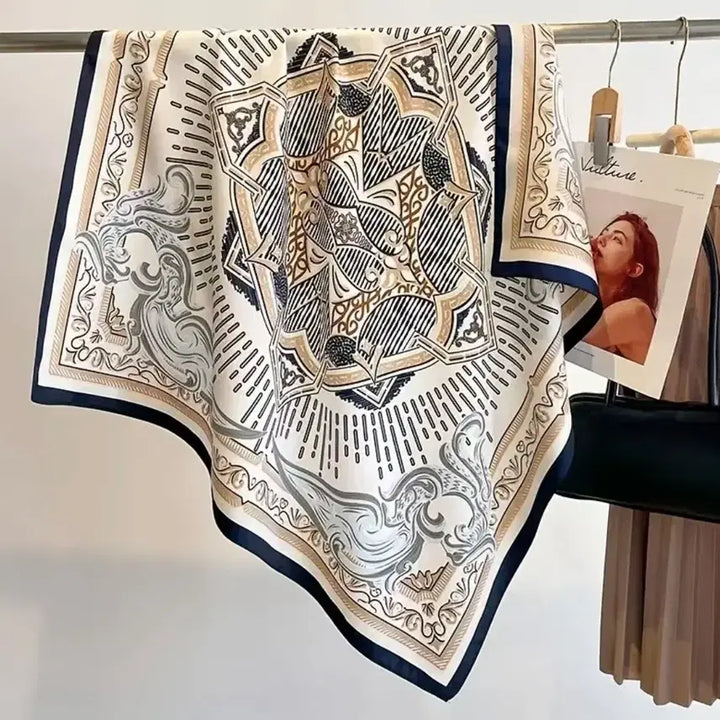 [BUNJANG] Patterned Scarf / 패턴 스카프(새상품)