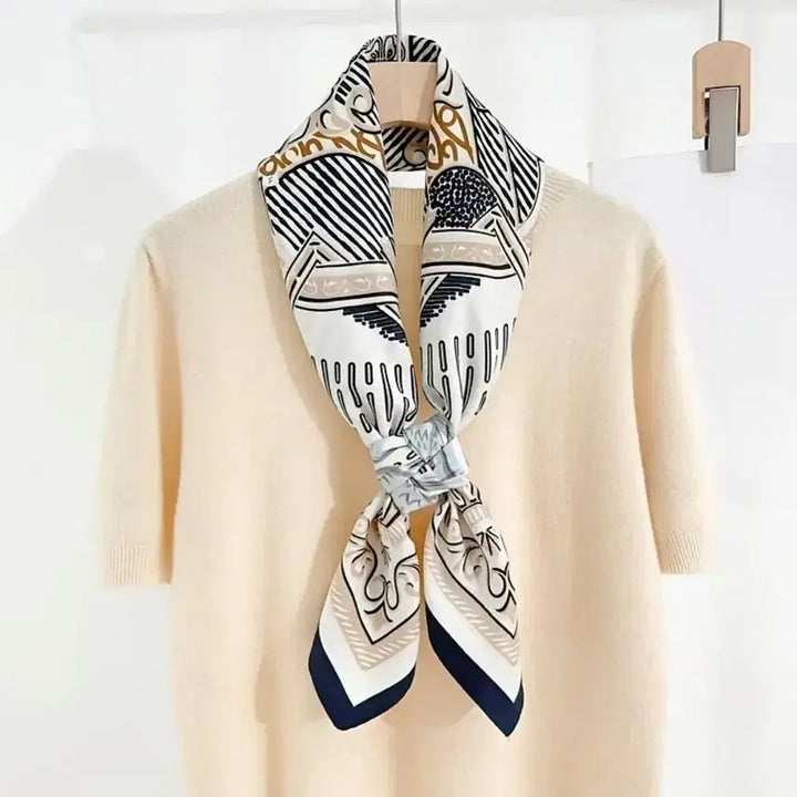 [BUNJANG] Patterned Scarf / 패턴 스카프(새상품)