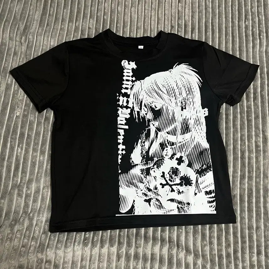 [BUNJANG] Death Note Misa Black T-shirt / 데스노트 미사 반팔티 블랙