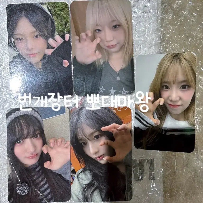 [SOLD OUT] 레이턴시 뮤직코리아 뮤코 MD 미공포 영통 팬싸 포카 포토카드 세트 양도