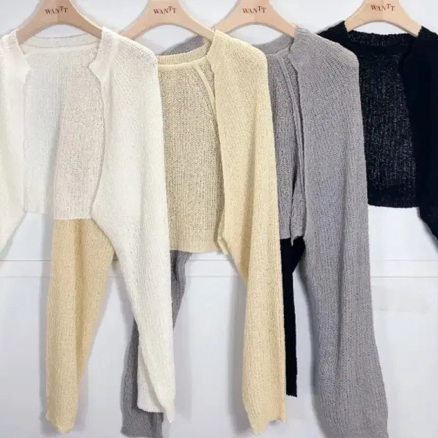 [BUNJANG] Black Cropped Bolero Cardigan / 크롭 볼레로 가디건(블랙)
