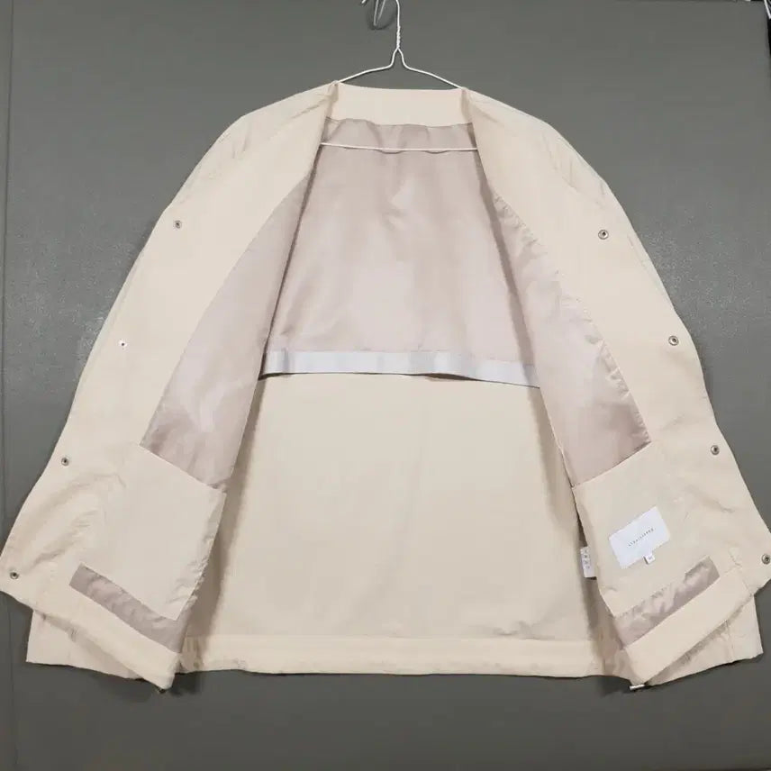 [BUNJANG] Riverclash Ripstop Simple Pocket Colorless Jumper Jacket Beige / XL) 리버클래시 립스탑 심플 포켓 디테일 컬러리스 점퍼 자켓 베이지