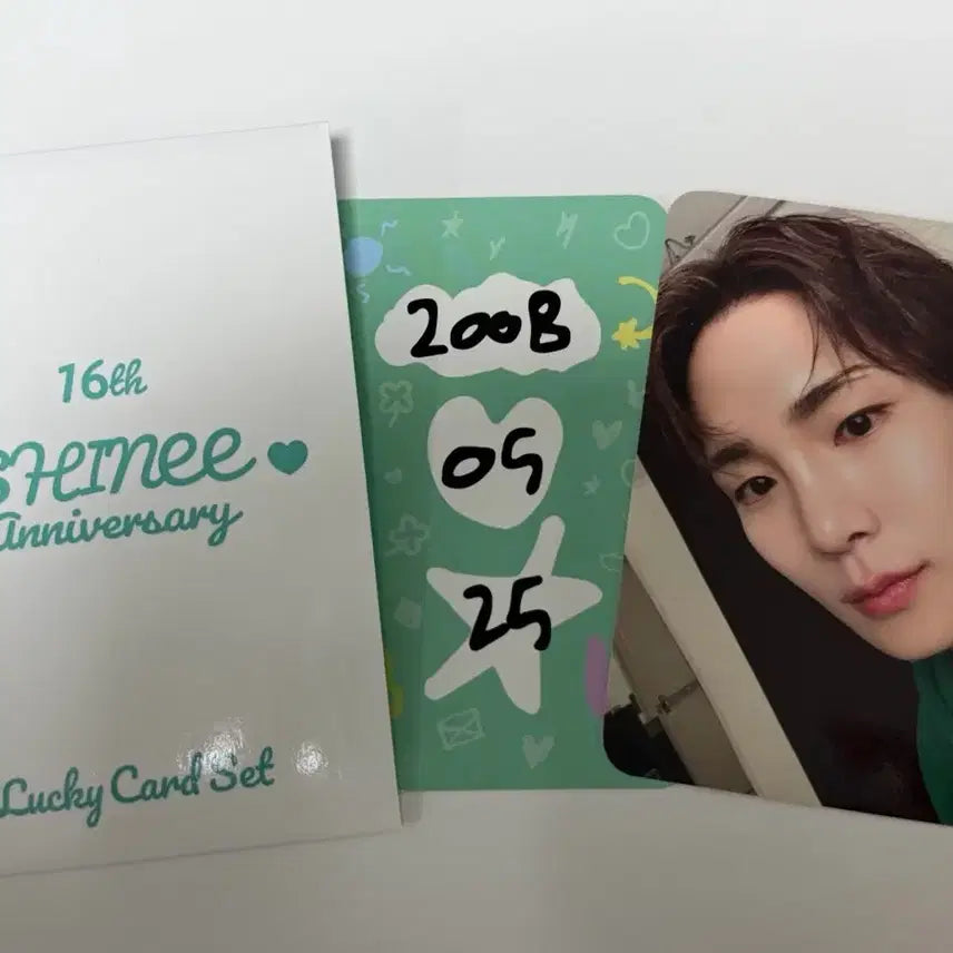 [BUNJANG] SHINee 16th Anniversary MD Lucky Card Set Key / 샤이니 16주년 굿즈 엠디 md 럭키카드세트 키