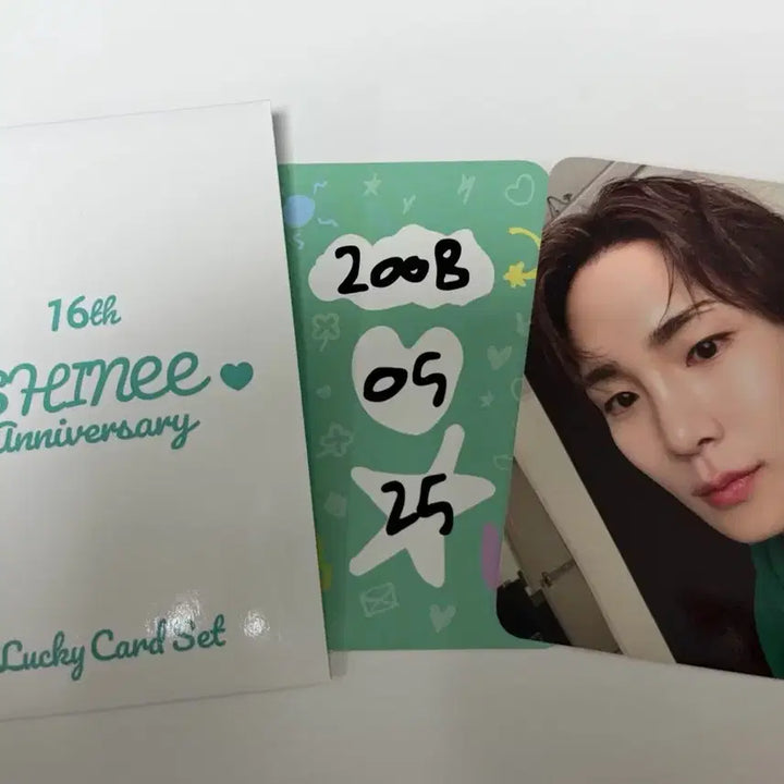 [BUNJANG] SHINee 16th Anniversary MD Lucky Card Set Key / 샤이니 16주년 굿즈 엠디 md 럭키카드세트 키