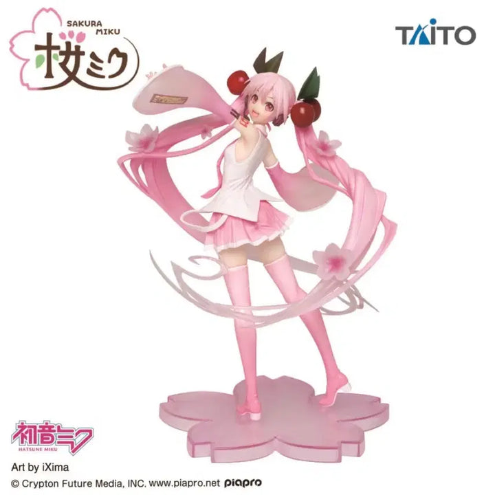 [BUNJANG] Hatsune Miku Sakura Figure Set / 하츠네 미쿠 사쿠라 피규어 세트