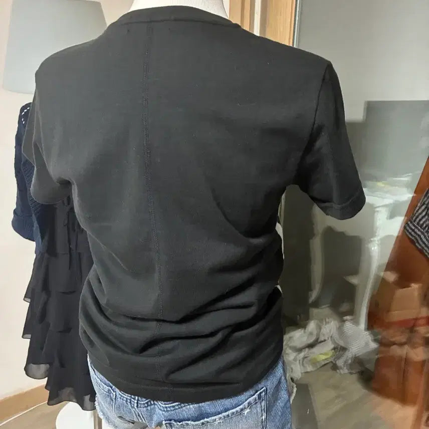 [BUNJANG] Argyle Check Short Sleeve T-Shirt / 아가일 체크 반팔 티셔츠