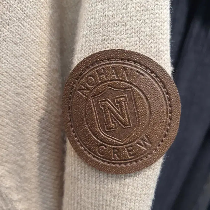[BUNJANG] Nohant Crew Knit Hooded Zip-Up Beige / 노앙 크루(Nohant Crew) 니트 후드 집업 베이지 (실측 가슴 4