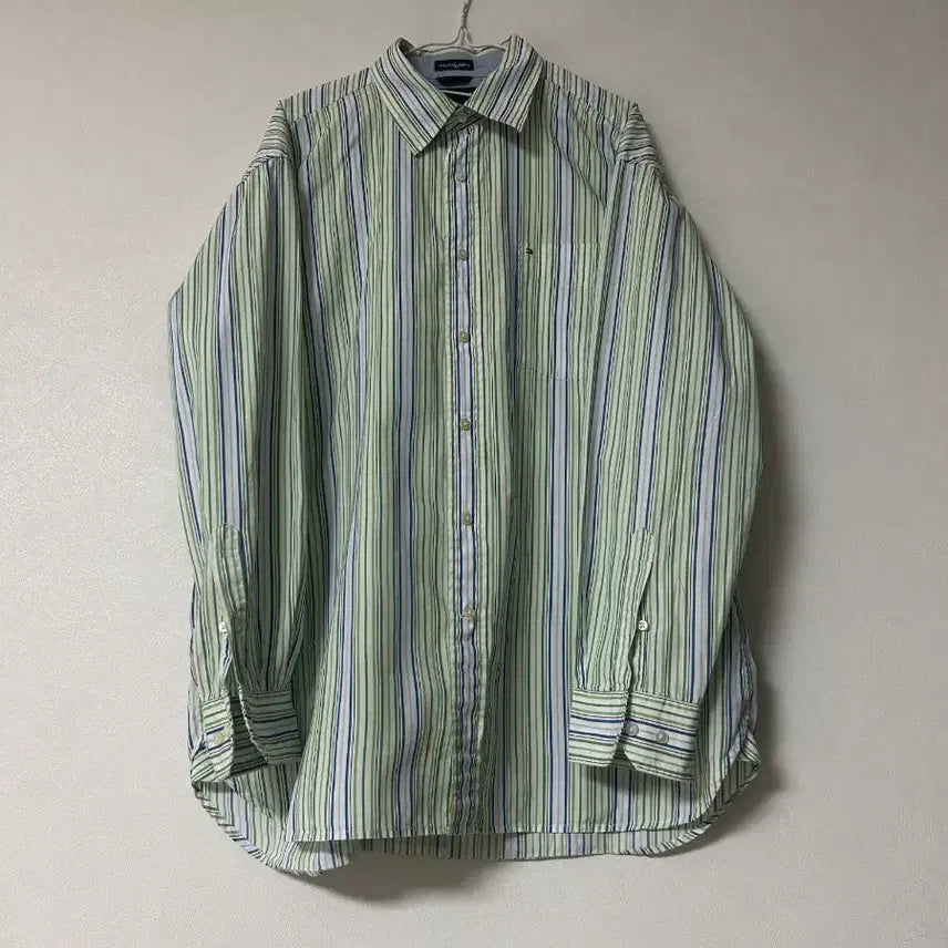 [BUNJANG] Tommy Hilfiger Striped Shirt (L/G 105) / 타미힐피거 스트라이프 셔츠 L/G 105사이즈