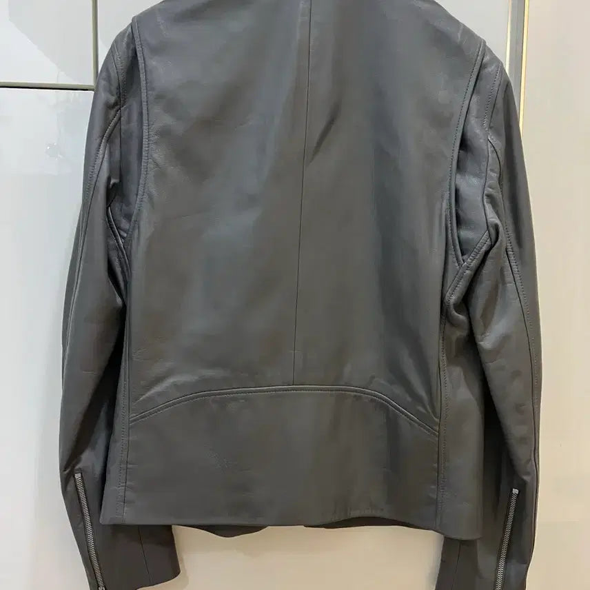 [BUNJANG] Theory Lambskin Gray Jacket / 띠어리 양가죽 그레이자켓