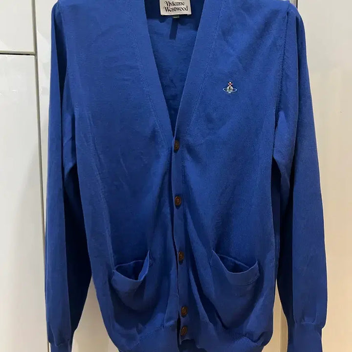 [BUNJANG] Vivienne Westwood Cardigan (S) - Blue / 비비안웨스트우드 가디건 새상품급