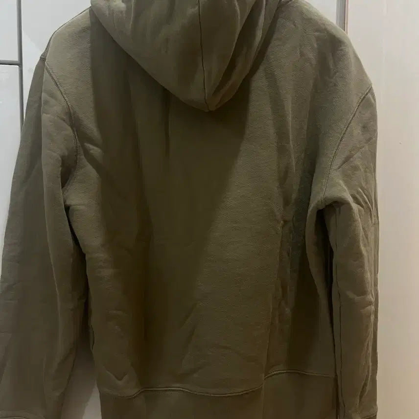 [BUNJANG] Maison Kitsune Khaki Hoodie L / 메종키츠네 카키 후드티 L 새상품급
