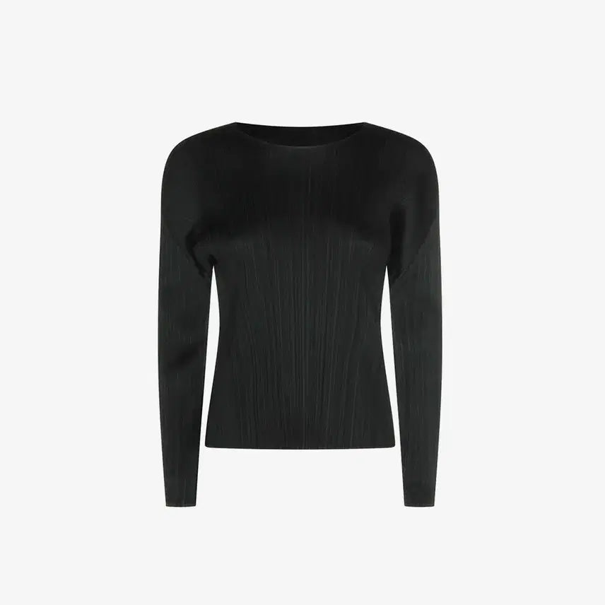 [BUNJANG] Pleats Please Issey Miyake Pleated Sleeve Top / 26SS 플리츠플리즈이세이미야케 플리츠 슬리브 블랙 [5]
