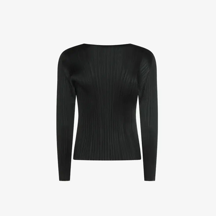 [BUNJANG] Pleats Please Issey Miyake Pleated Sleeve Top / 26SS 플리츠플리즈이세이미야케 플리츠 슬리브 블랙 [5]