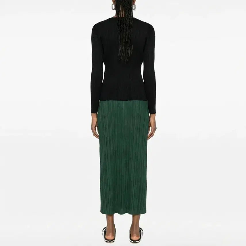 [BUNJANG] Pleats Please Issey Miyake Pleated Sleeve Top / 26SS 플리츠플리즈이세이미야케 플리츠 슬리브 블랙 [5]