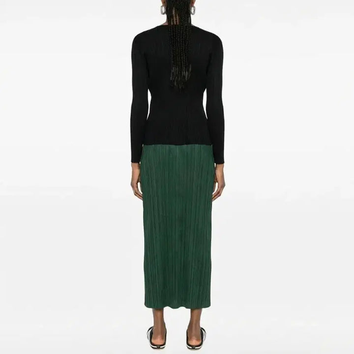 [BUNJANG] Pleats Please Issey Miyake Pleated Sleeve Top / 26SS 플리츠플리즈이세이미야케 플리츠 슬리브 블랙 [5]