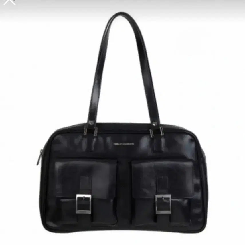 [BUNJANG] Fill in the Blank Black Shoulder Bag / 필인더블랭크 블랙 숄더백