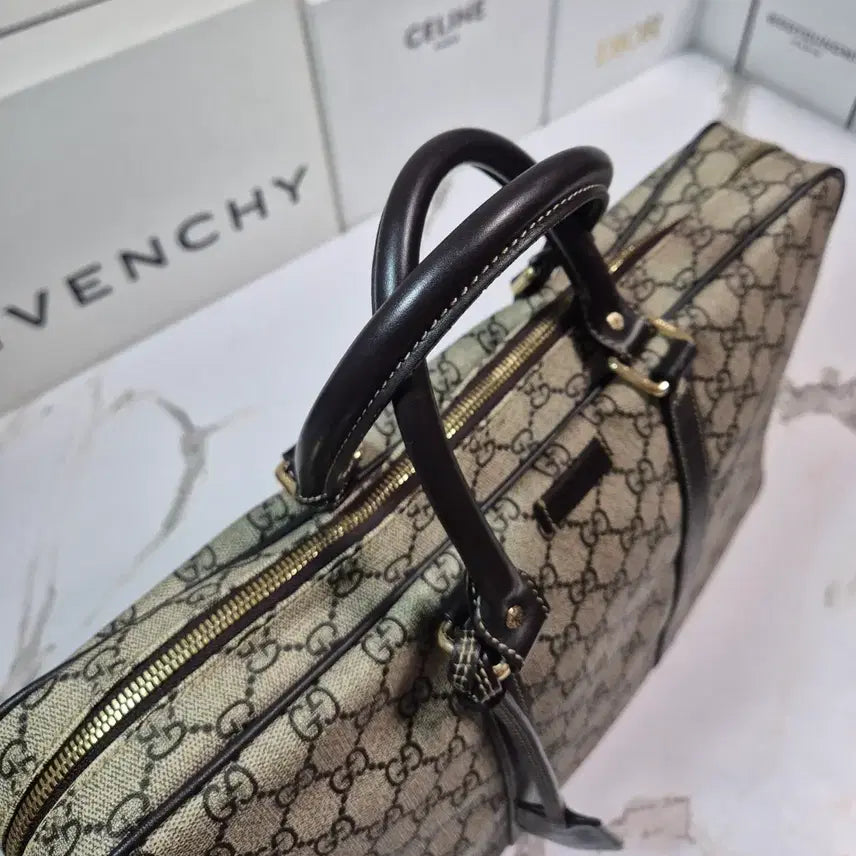 [BUNJANG] Gucci GG Supreme Briefcase Tote Bag / (정품) 구찌 GG 수프림 브리프케이스 남자 서류가방 토트백