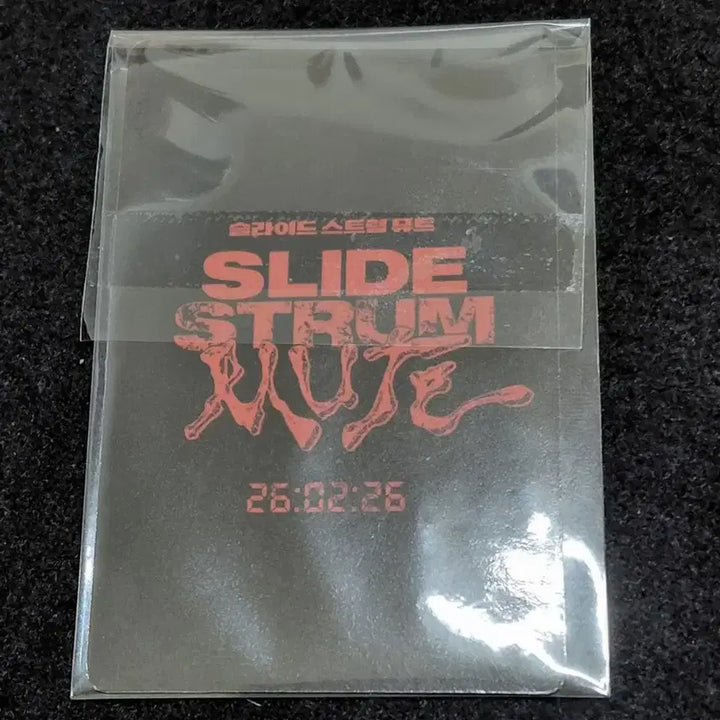 [SOLD OUT] 슬라이드 스트럼 뮤트 우즈 포토카드